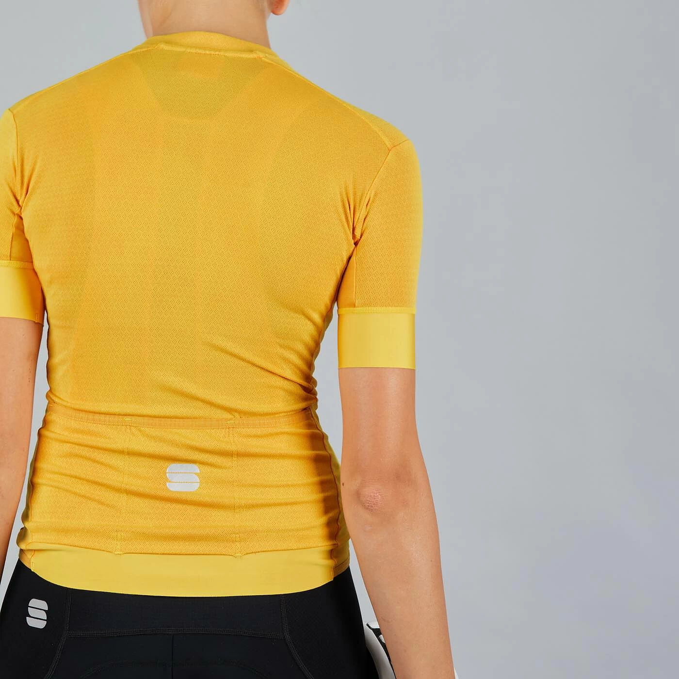 Sportful Monocrom Womens Short Sleeve Jersey - Yellow