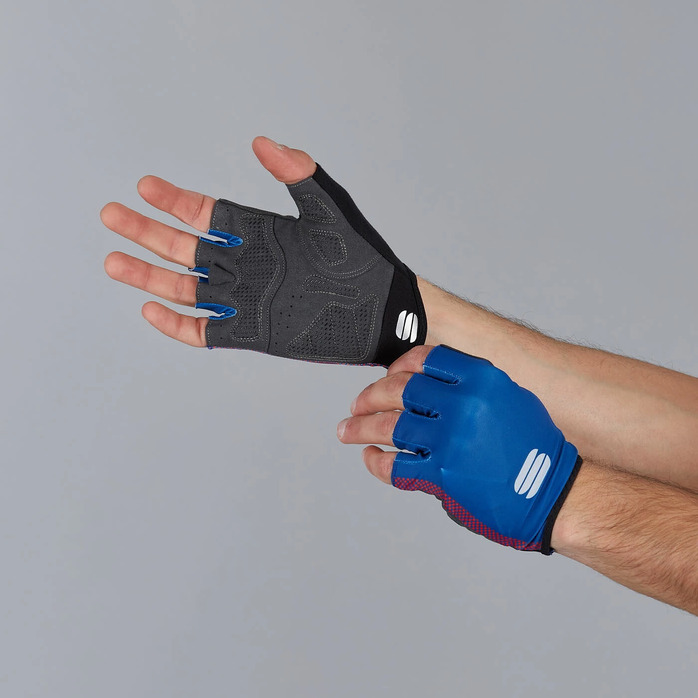 Sportful Race Short Finger Gloves - Blue Ceramic - Image 2