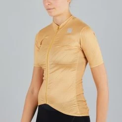 Sportful Flare Womens Short Sleeve Jersey - Gold