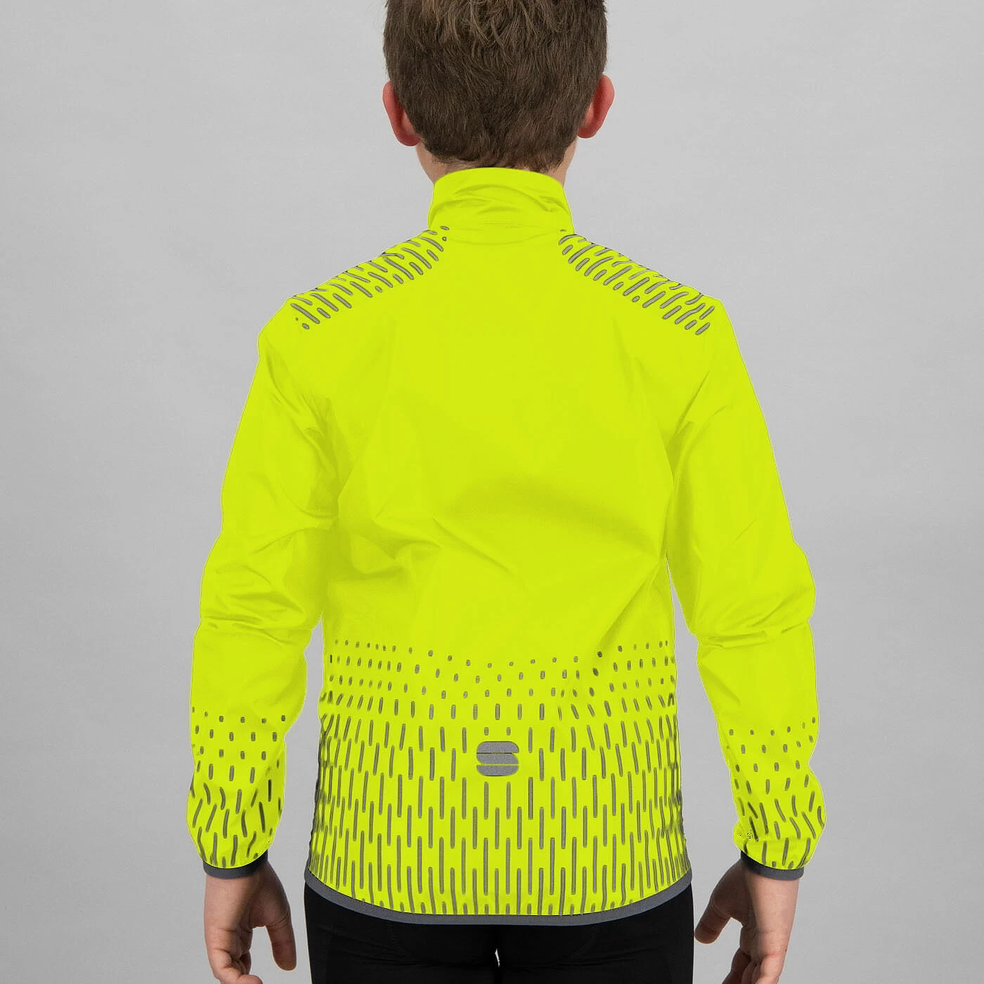 Sportful Kids Reflex Jacket - Yellow Fluo - Image 3
