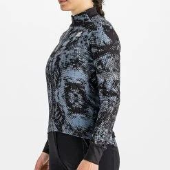 Sportful Escape Supergiara Women's Thermal LS Jersey - Black/Blue Sea