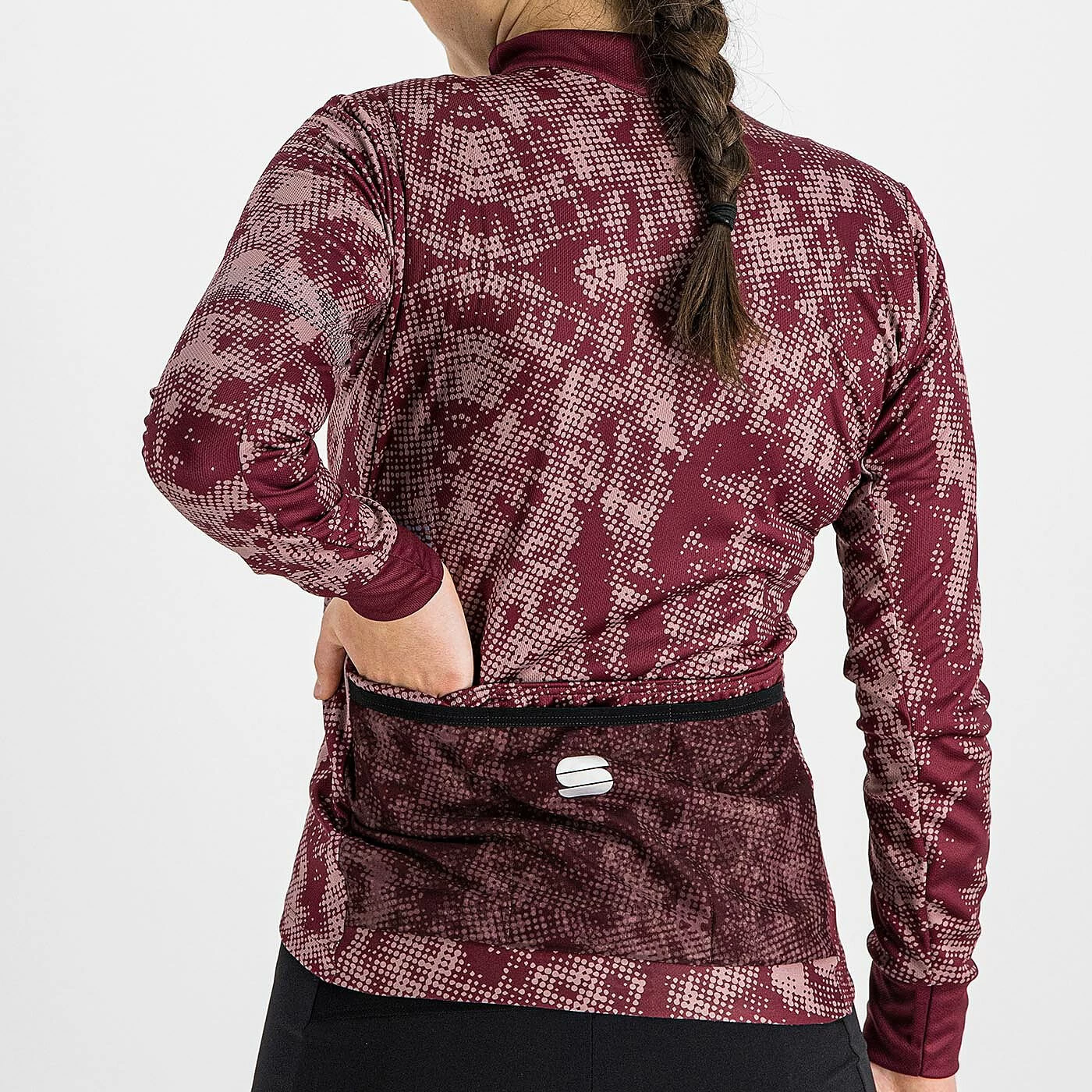Sportful Escape Supergiara Women's Thermal LS Jersey - Red Wine/Mauve - Image 6