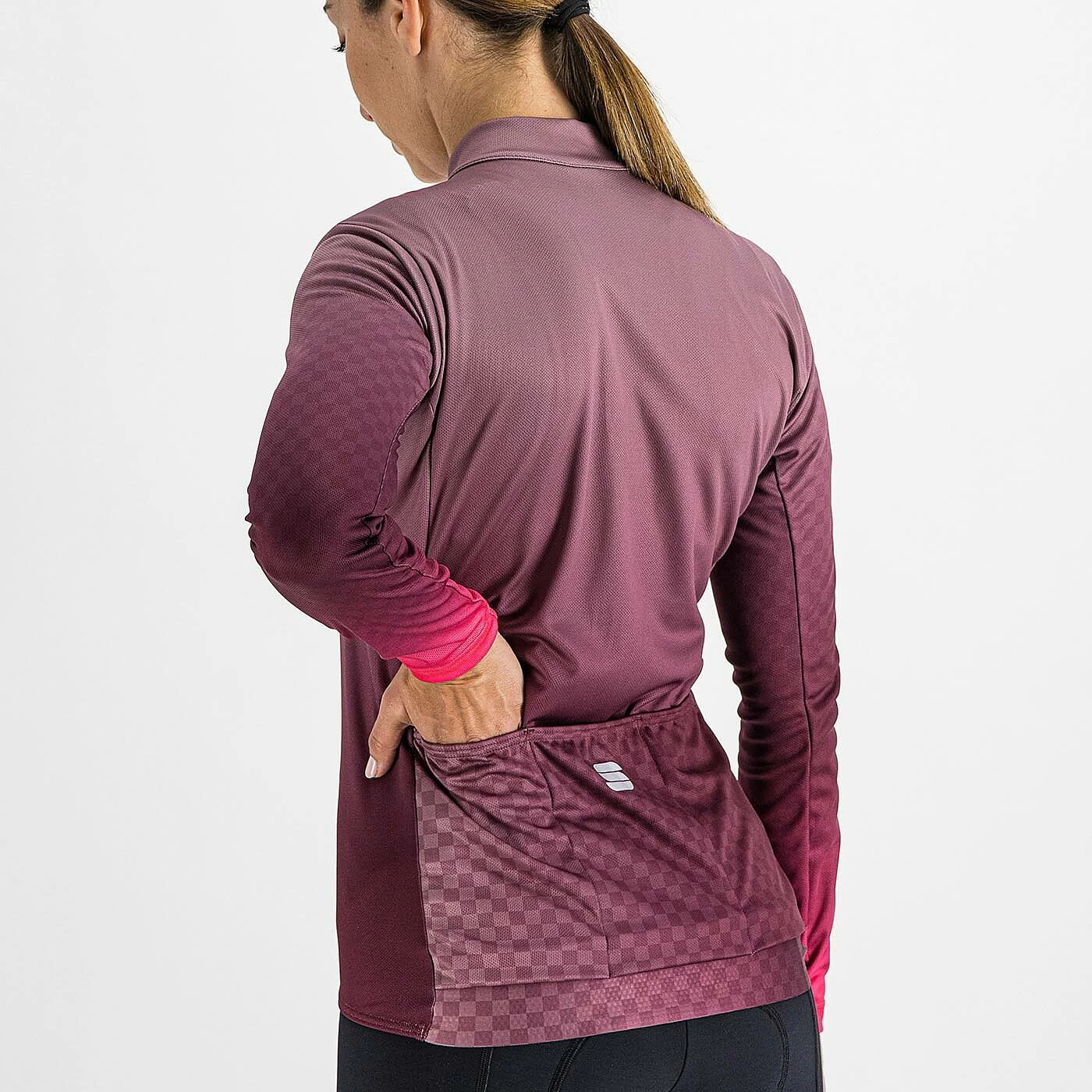 Sportful Rocket Thermal Women's Long Sleeve Jersey - Mauve - Image 8