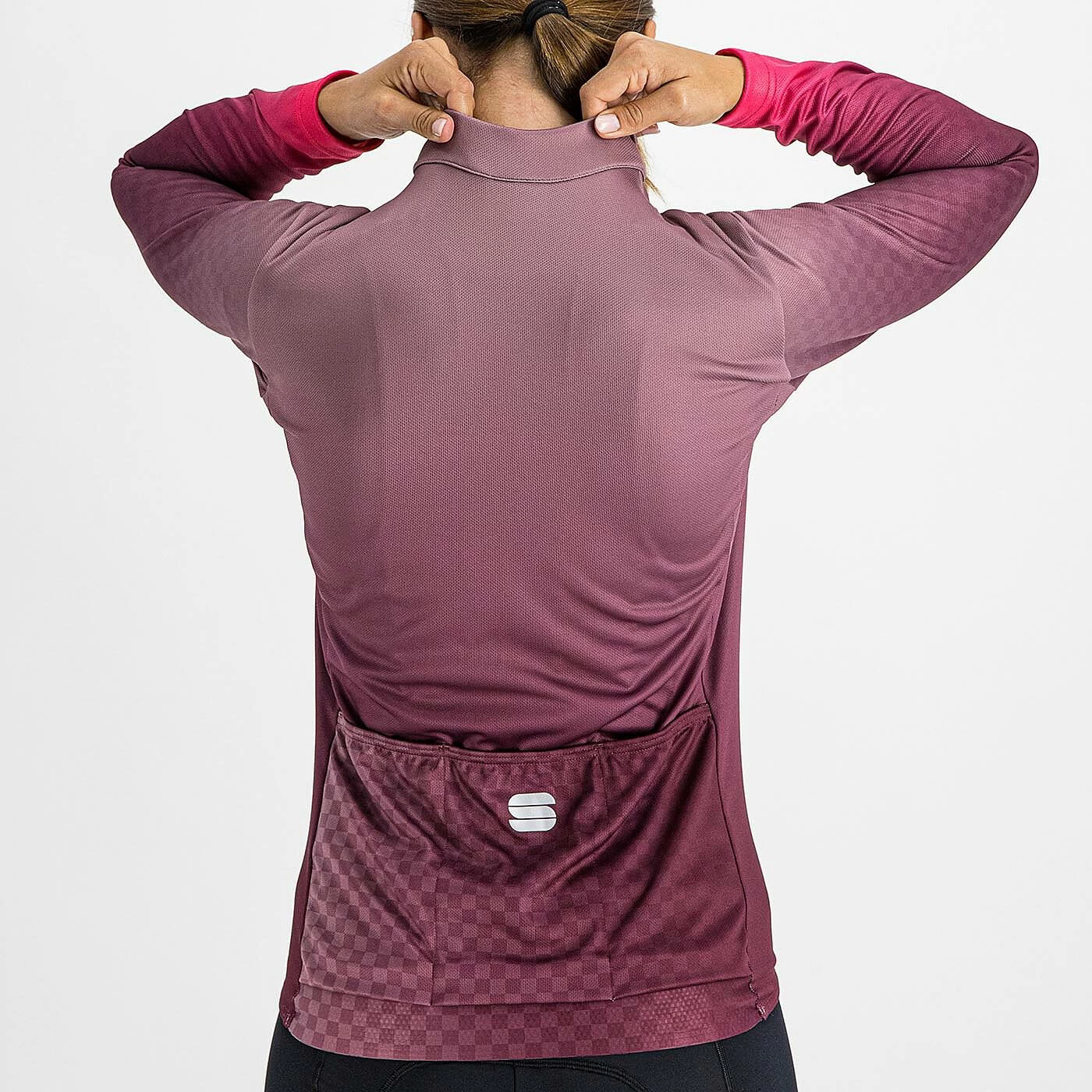 Sportful Rocket Thermal Women's Long Sleeve Jersey - Mauve - Image 3