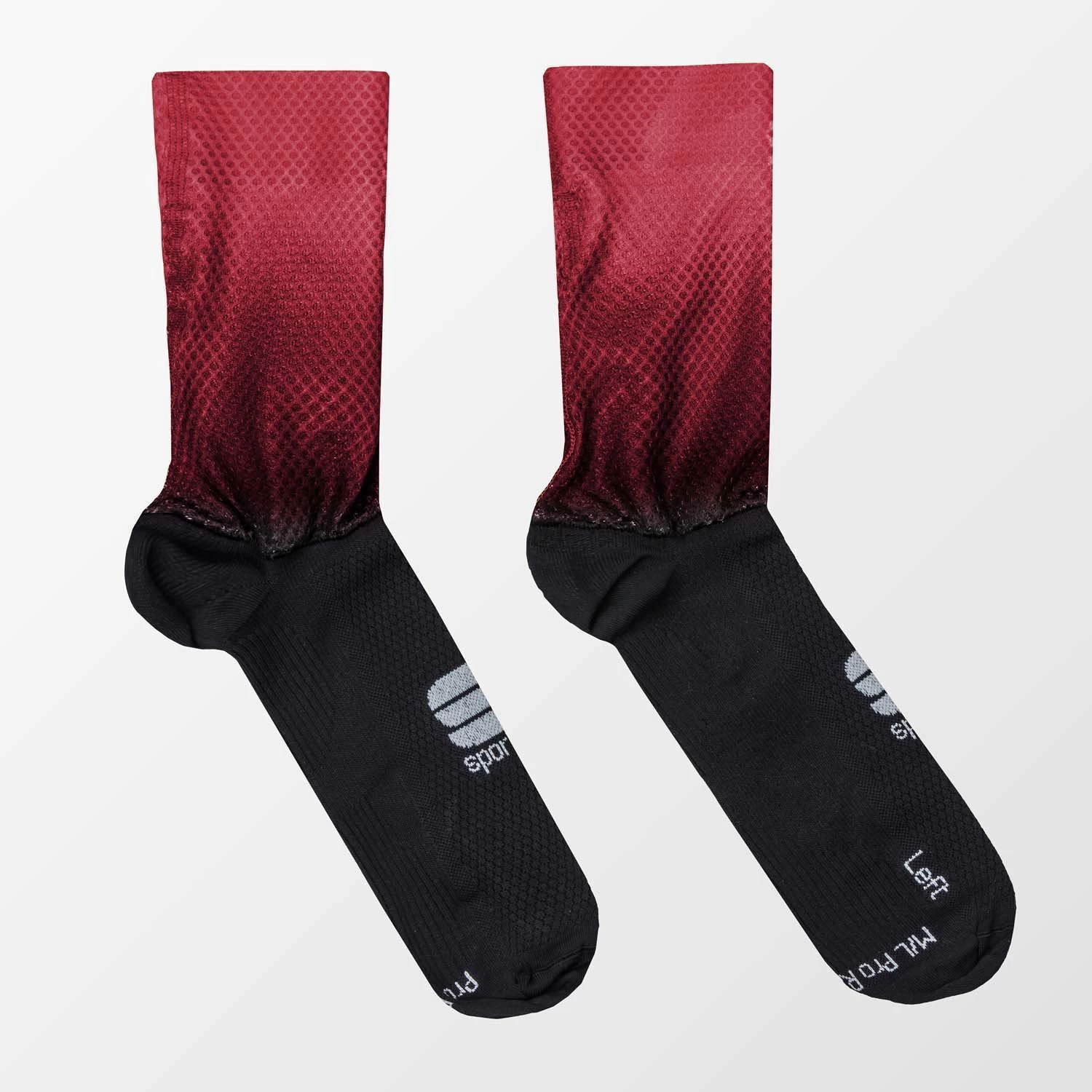 Sportful Race Mid Men's Socks - Black/Red - Image 3