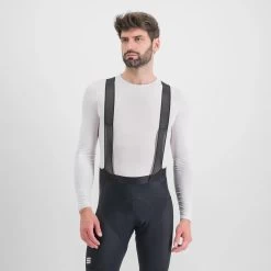 Sportful Midweight Men's Long Sleeve Base Layer - White