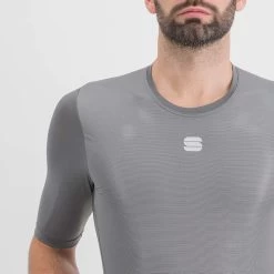 Sportful Fiandre Men's Short Sleeve Thermal Base Layer - Ash Grey