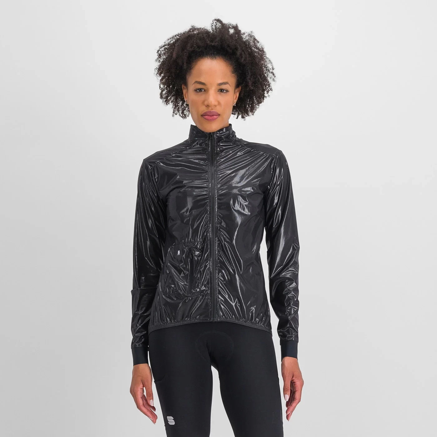Sportful Giara Women's Packable Windproof Jacket - Black - Image 2