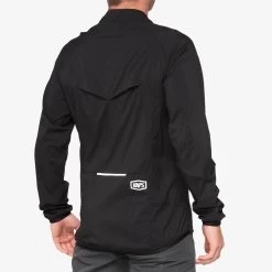 100 Percent Corridor Stretch Windbreaker Men's Jacket - Black