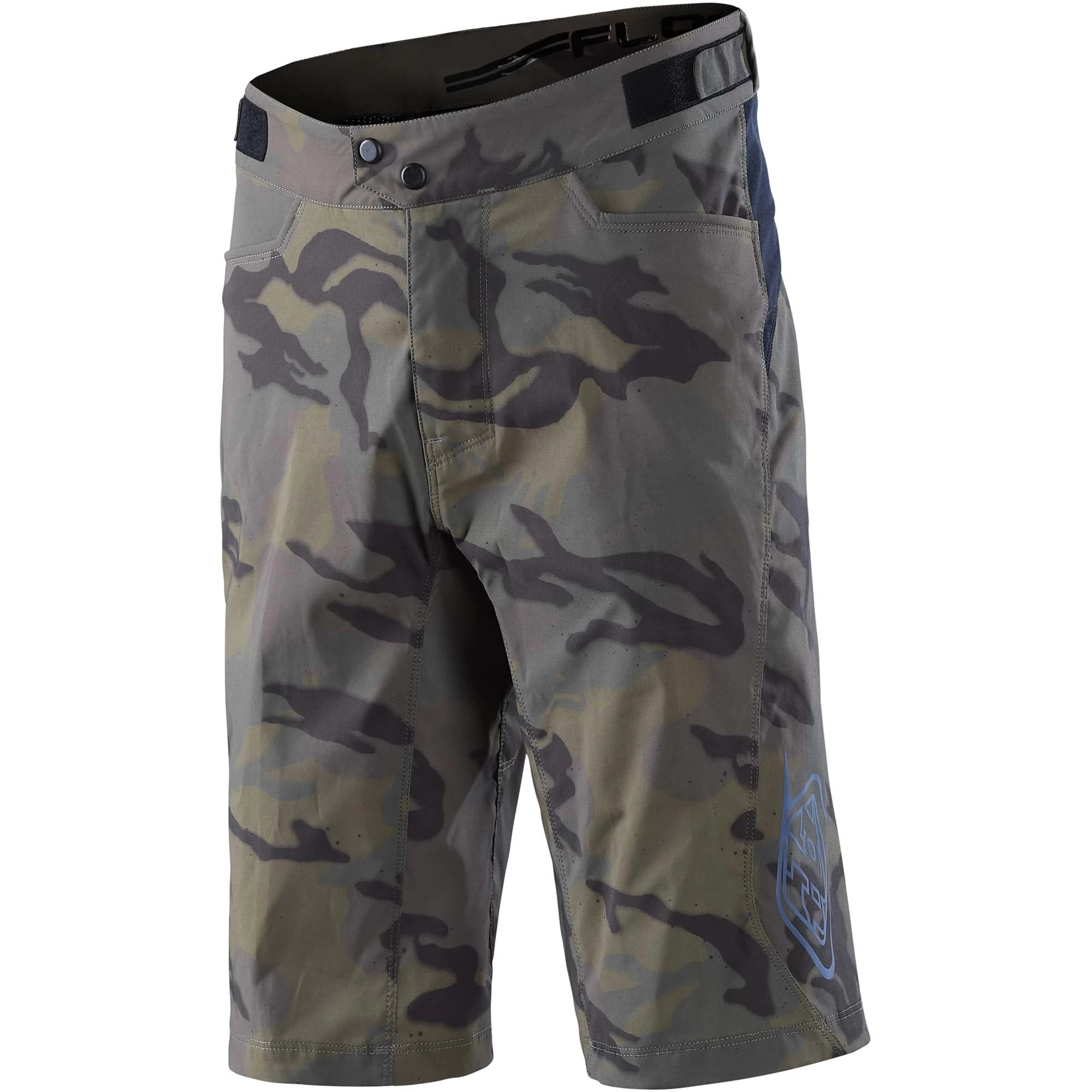 Troy Lee Designs Flowline Men's Baggy Shorts With Liner - Charcoal - Image 2