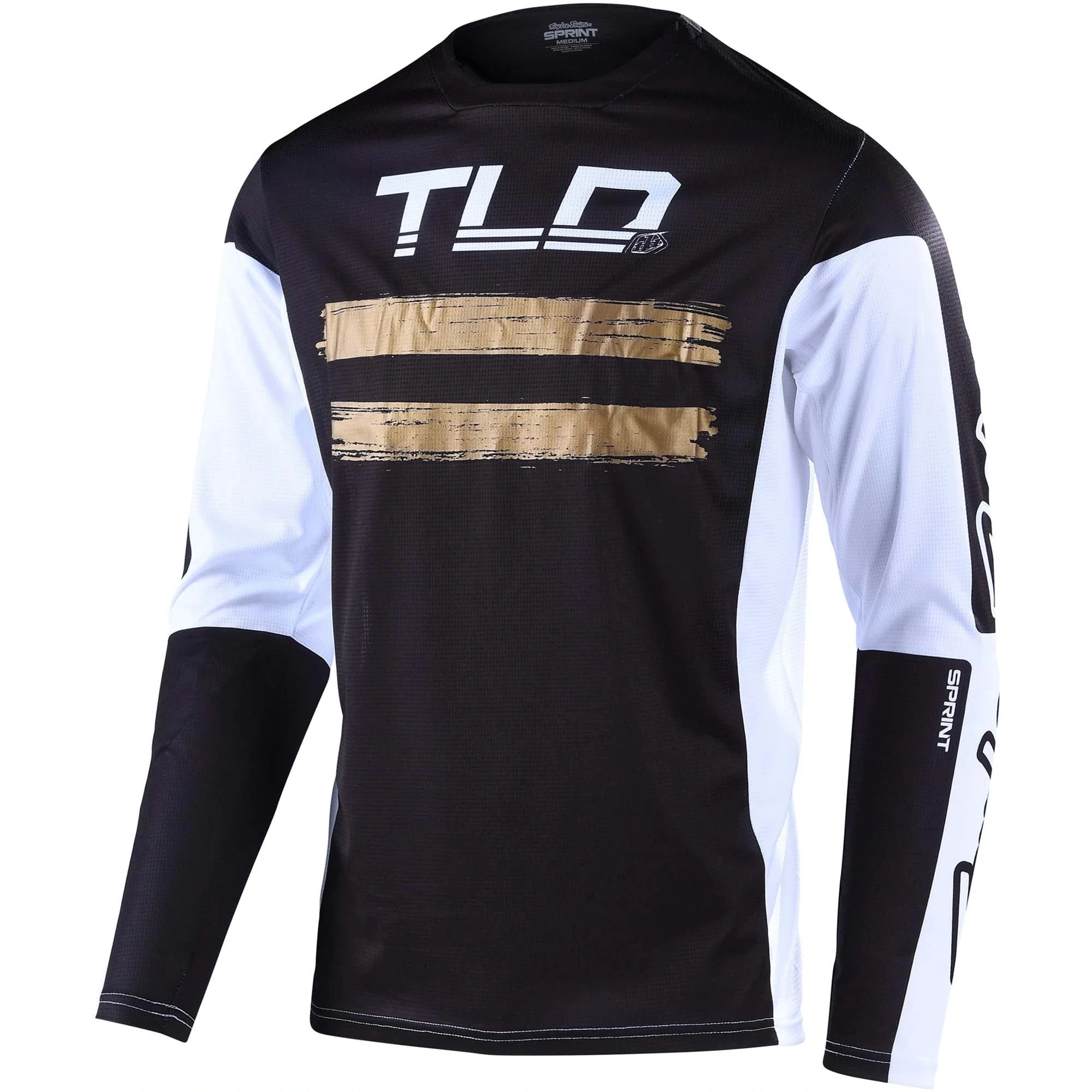Troy Lee Designs Sprint Men's Long Sleeve Jersey - Drop In Black/Green - Image 4