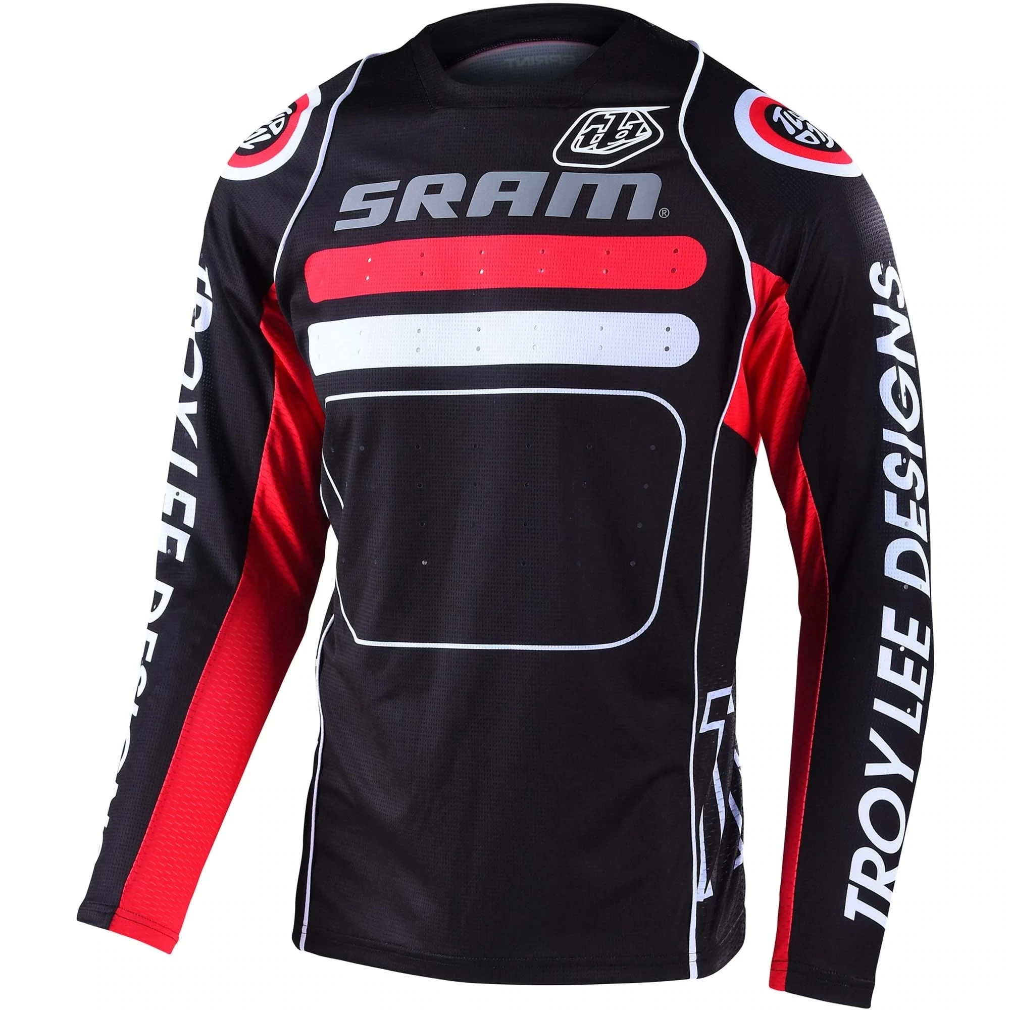 Troy Lee Designs Sprint Men's Long Sleeve Jersey - Drop In Black/Green - Image 8