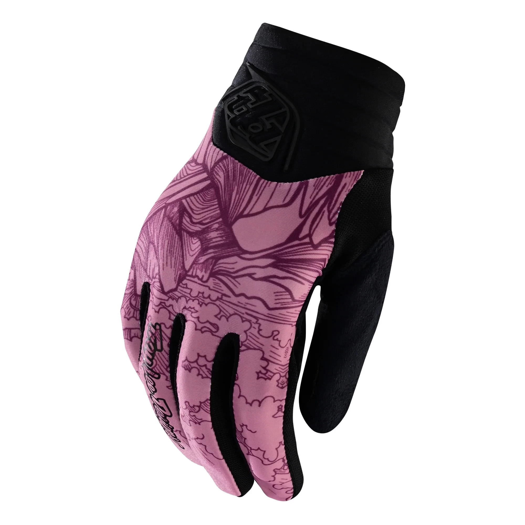 Troy Lee Designs Luxe Women's Long Finger Gloves - Micayla Gatto Mist - Image 3