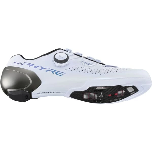Shimano RC902T S-Phyre Men's SPD-SL Track Shoes - White - Image 5
