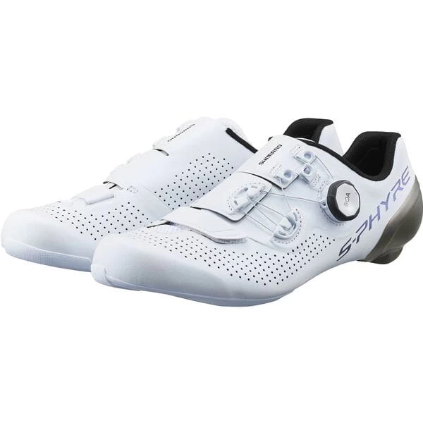 Shimano RC902T S-Phyre Men's SPD-SL Track Shoes - White - Image 3