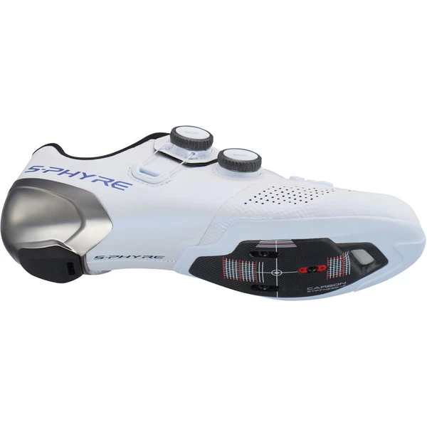 Shimano S-Phyre RC902W SPD-SL Women's Road Shoes - White - Image 3