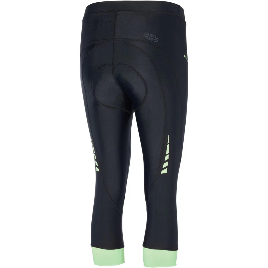 Madison Keirin 3/4 Womens Shorts - Black/Blue - Image 2