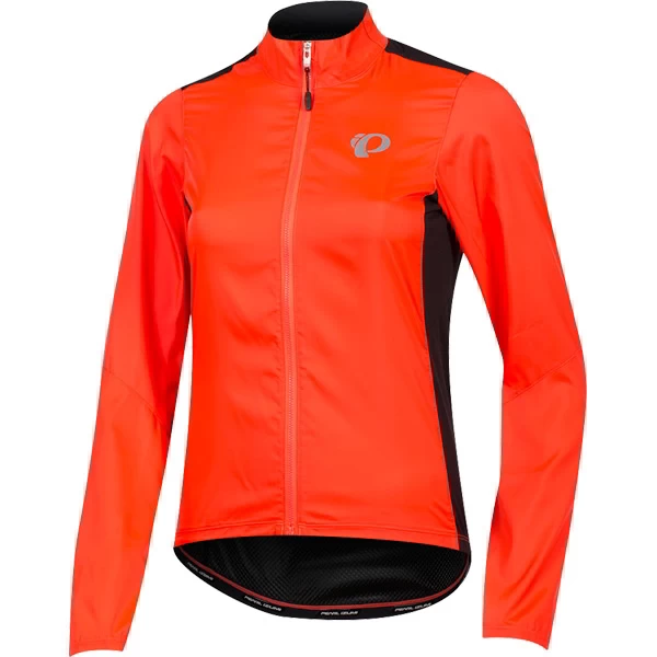 Pearl Izumi Elite Pursuit Hybrid Womens Jacket - Fiery Coral/Black - Image 2