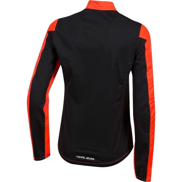 Pearl Izumi Elite Pursuit Hybrid Womens Jacket - Fiery Coral/Black - Image 3