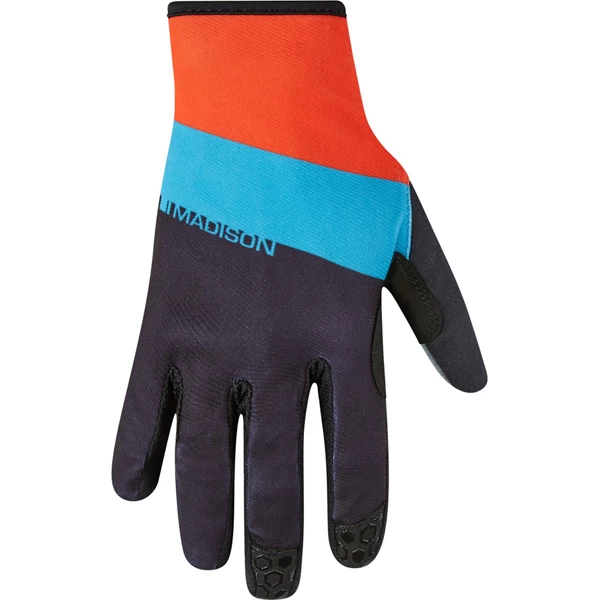 Madison Alpine Long Finger Gloves - Navy/Lime Punch - Image 4