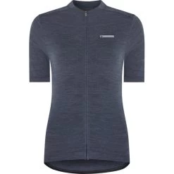 Madison Roam Merino Short Sleeve Womens Jersey - Shale Blue