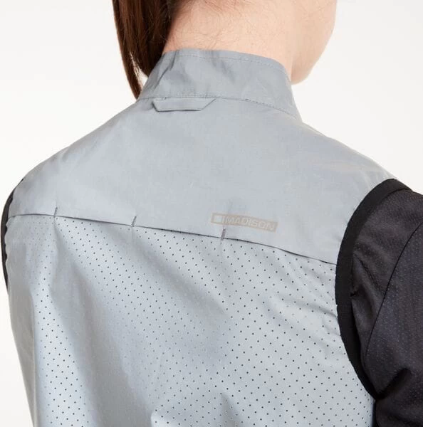 Madison Stellar Shine Reflective Women's Gilet - Silver - Image 5