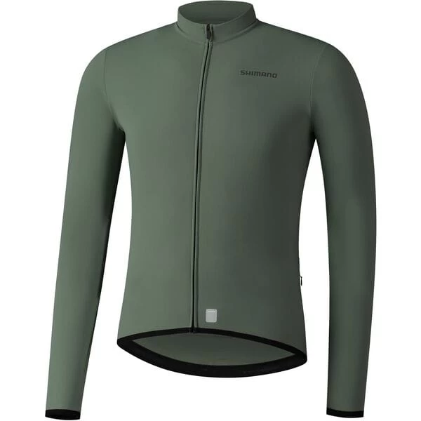 Shimano Vertex Thermal Long Sleeve Men's Jersey - Black - Image 3