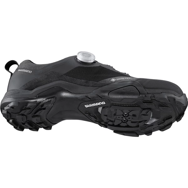 Shimano MT7 Gore-Tex Clipless Men's MTB Shoes - Black - Image 2