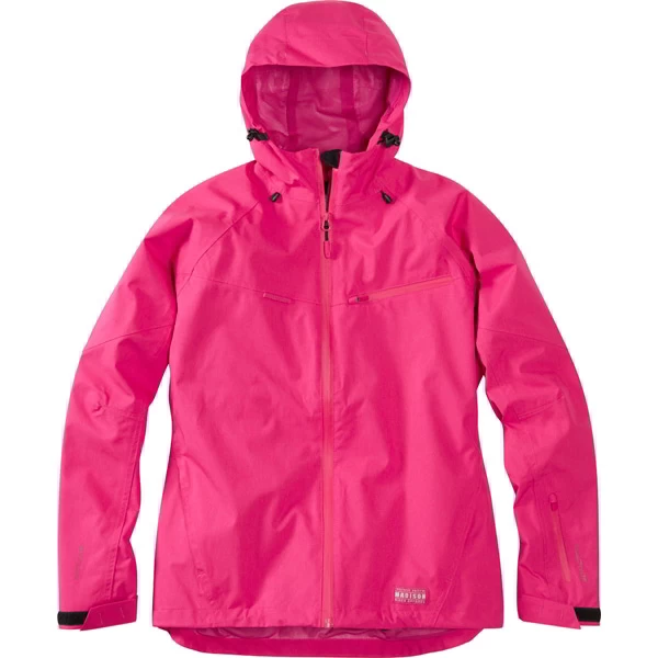 Madison Leia Womens Waterproof Jacket - Rose Red - Image 4