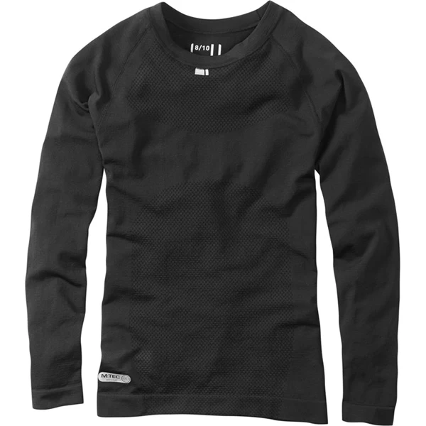 Madison Isoler Mesh Womens Long Sleeve Base Layer - White - Image 2