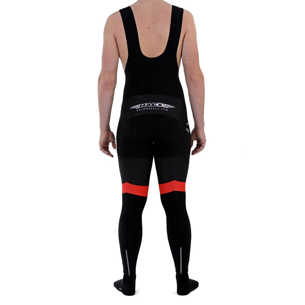 Halo Logo Bib Tights - Black - Image 3