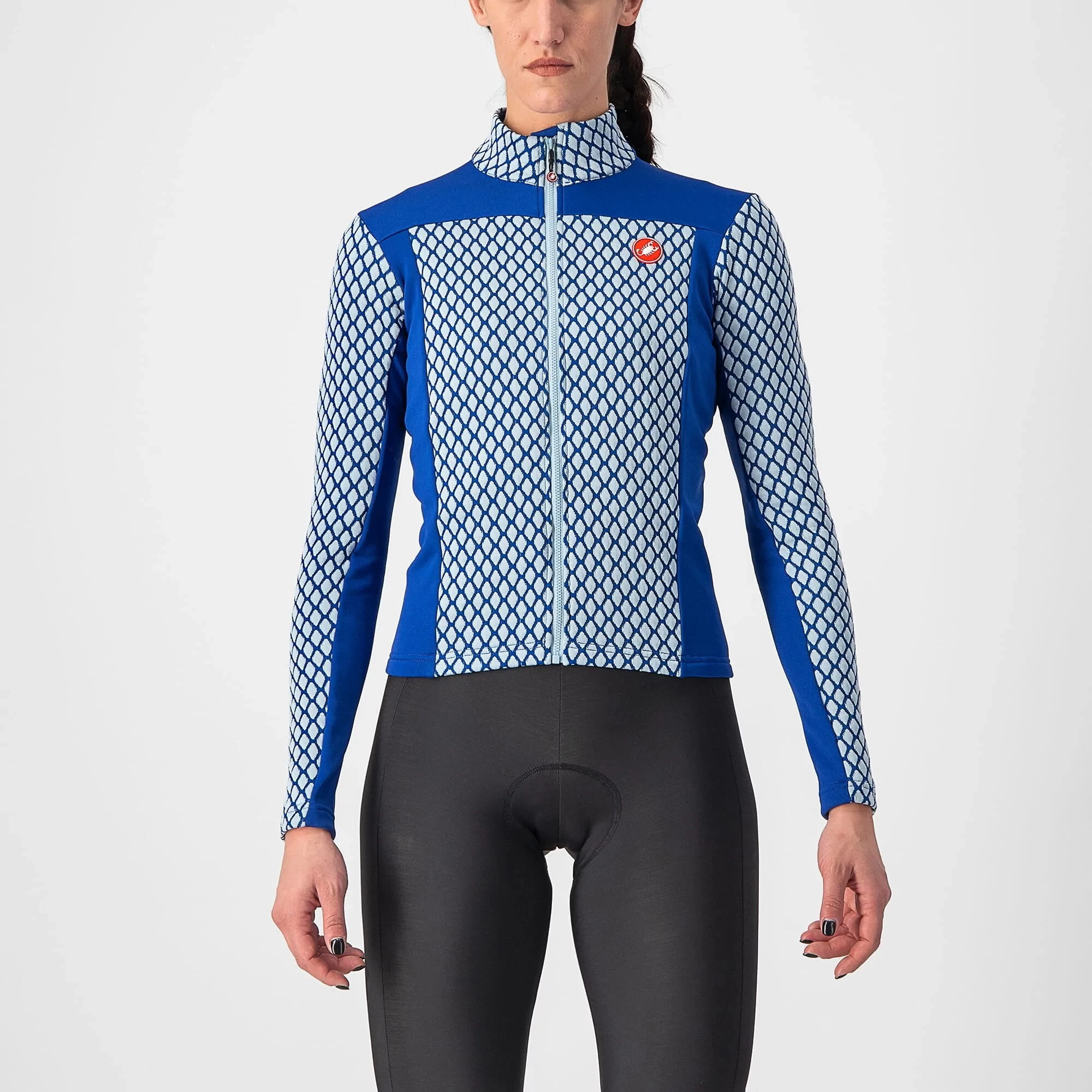 Castelli Sfida 2 Women's Long Sleeve Jersey - Sodalite Blue/Sterling Blue - Image 3