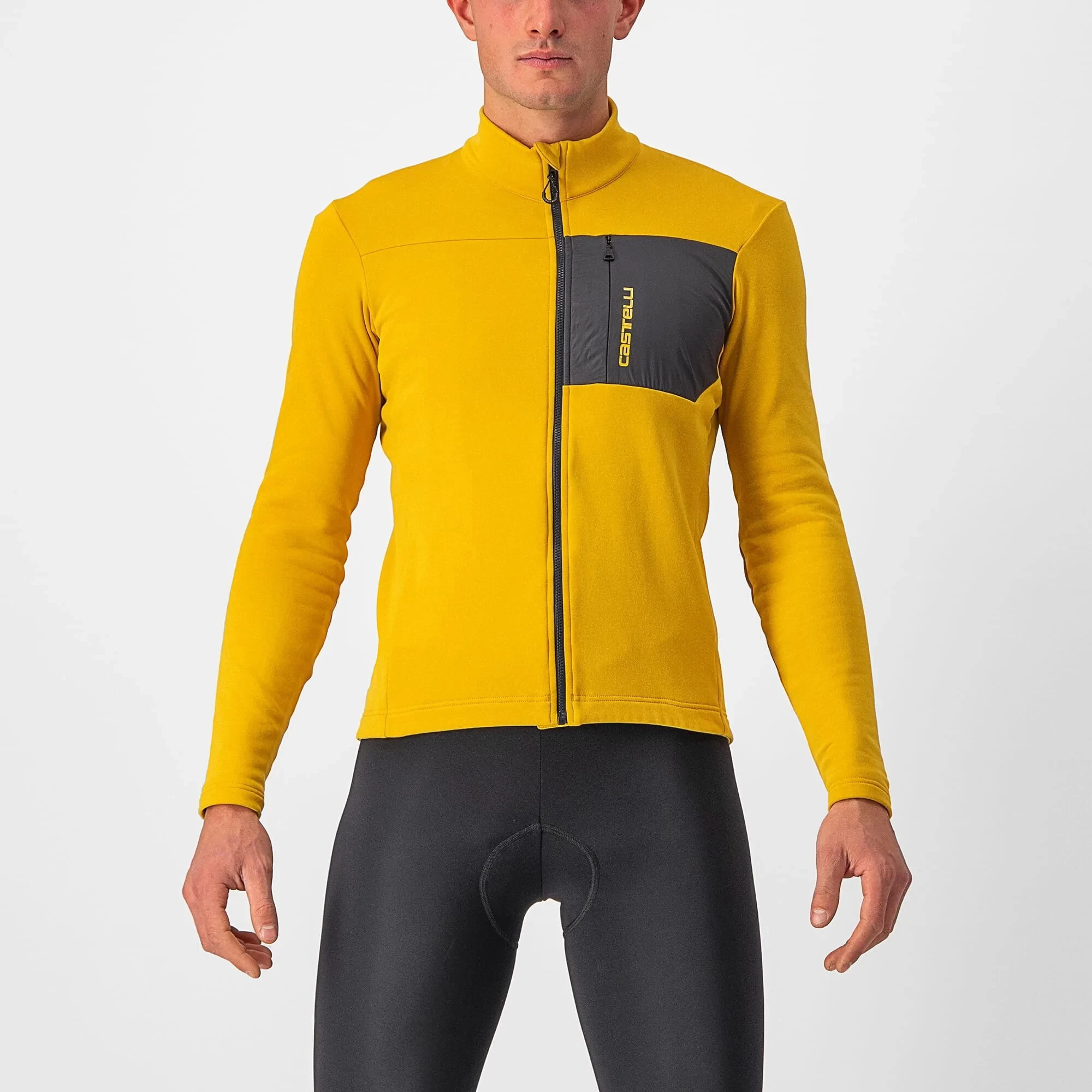 Castelli Unlimited Trail Men's Long Sleeve Jersey - Goldenrod - Image 3