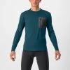 Castelli Unlimited Merino Long Sleeve Men's T-Shirt - Deep Teal