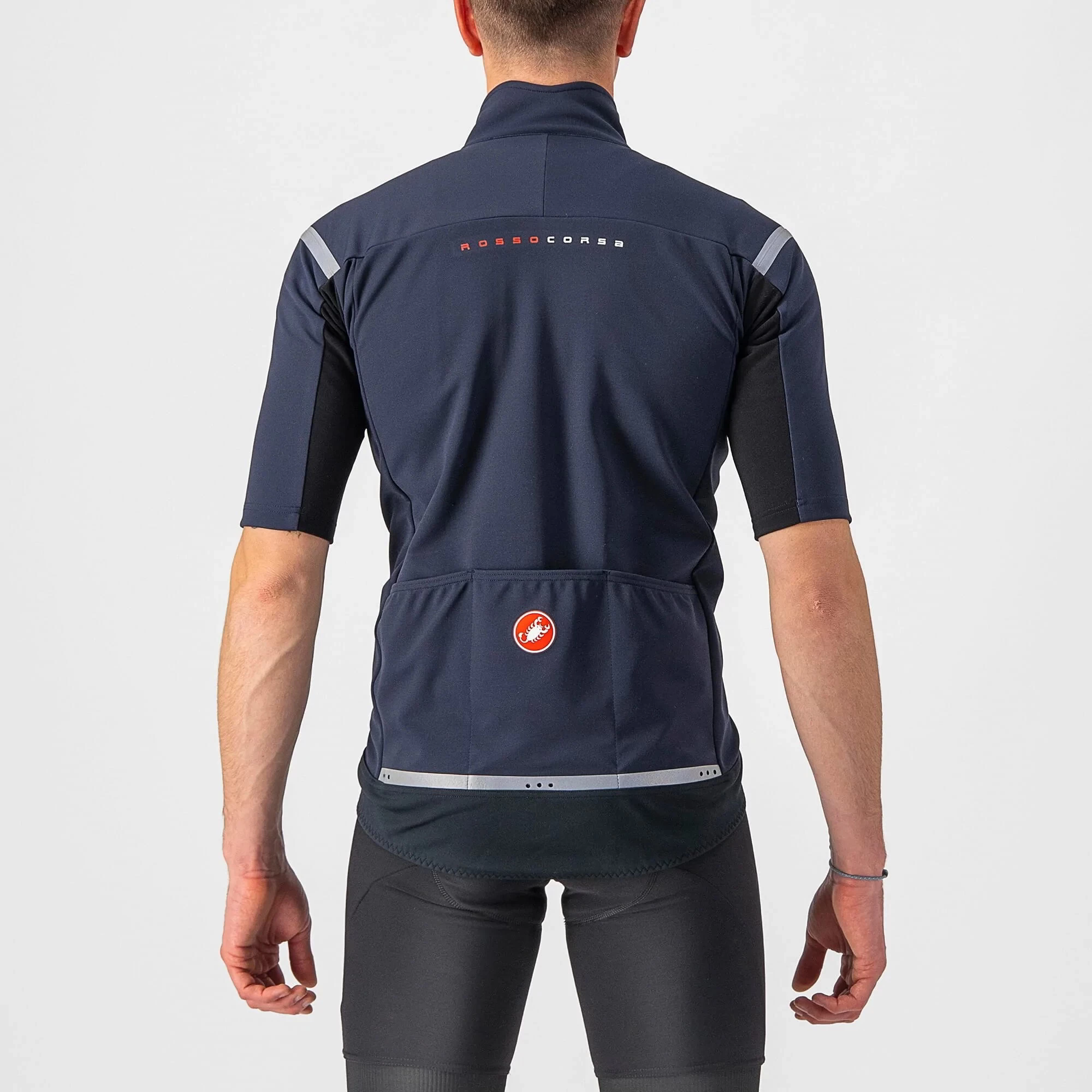 Castelli Gabba RoS 2 Men's Short Sleeve Jersey - Savile Blue/Silver Grey - Image 4