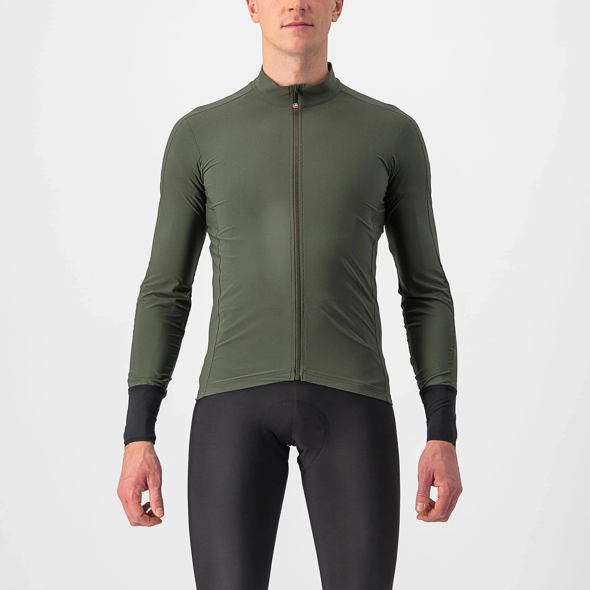 Castelli Flight Air Long Sleeve Men's Jersey - Military Green - Image 3