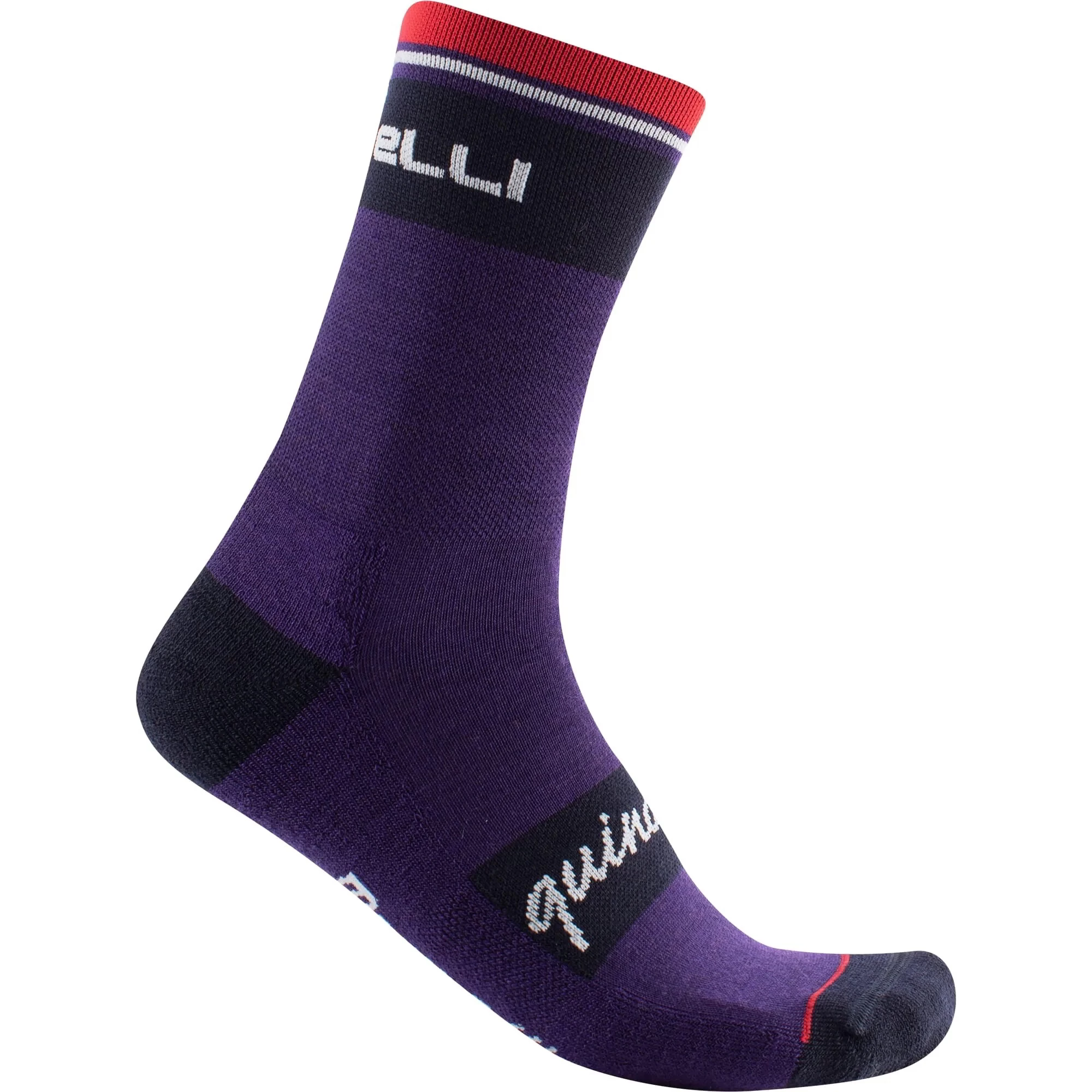 Castelli Quindici Soft Merino 15 Men's Socks - Purple - Image 4