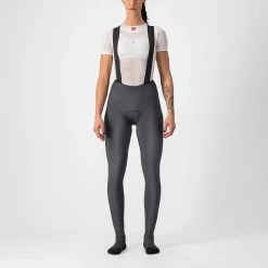 Castelli Free Aero RC Women's DT Bib Tights - Dark Grey