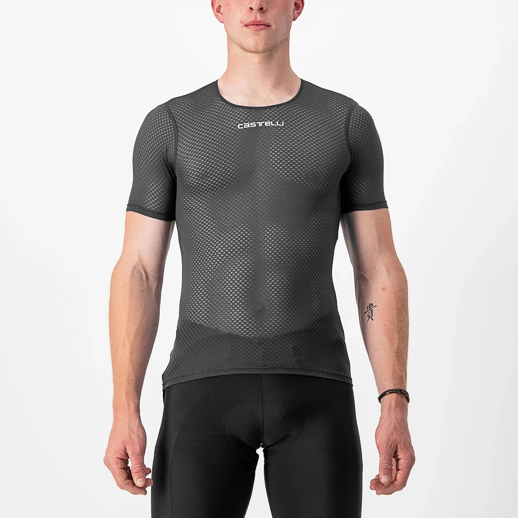 Castelli Pro Mesh 2.0 Men's Short Sleeve Base Layer - Black - Image 3