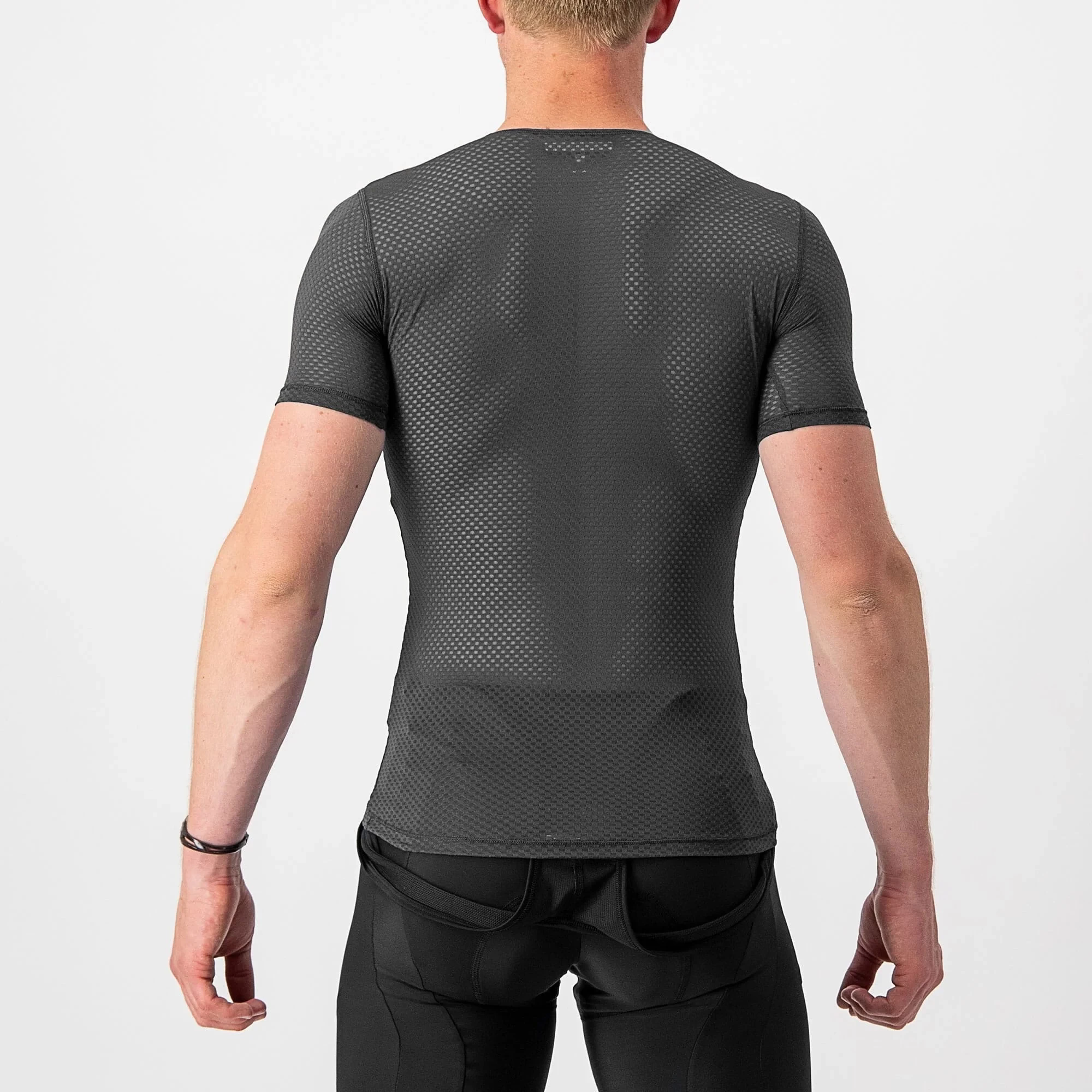 Castelli Pro Mesh 2.0 Men's Short Sleeve Base Layer - Black