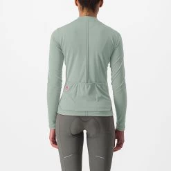 Castelli Anima 4 Women's Long Sleeve Jersey - Defender Green