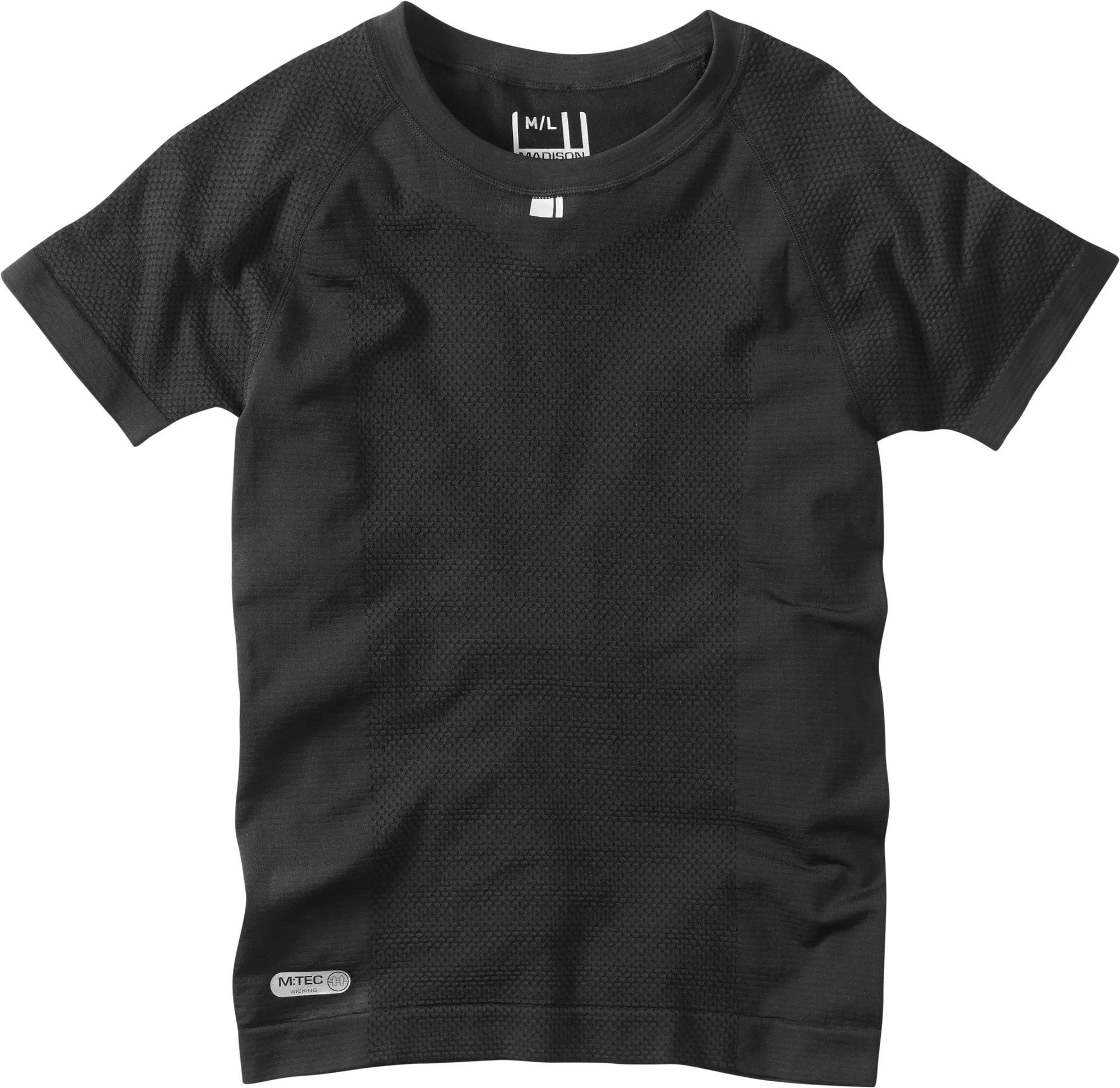 Madison Isoler Mesh Short Sleeve Base Layer - Black