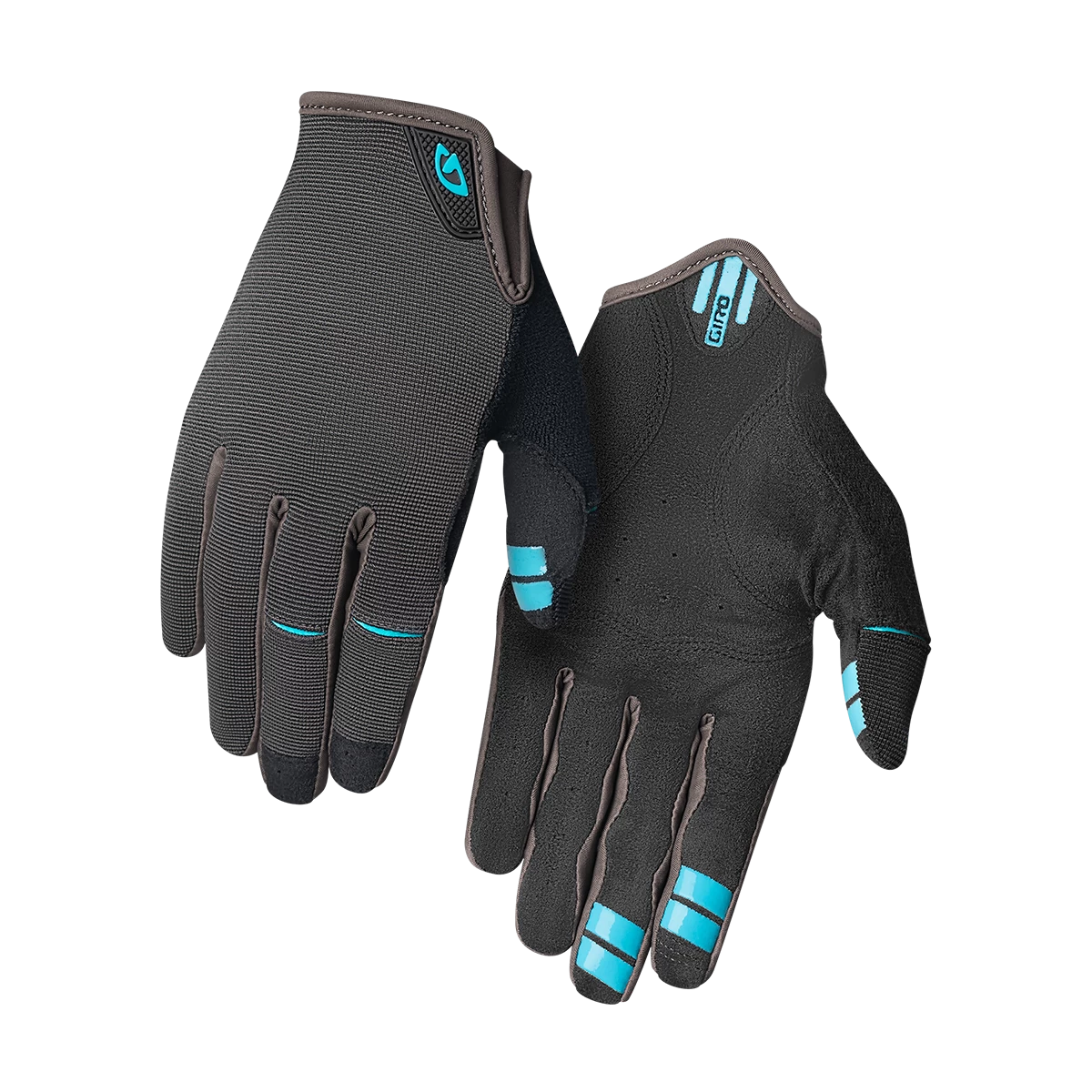 Giro DND MTB Long Finger Gloves - Coal/Iceberg