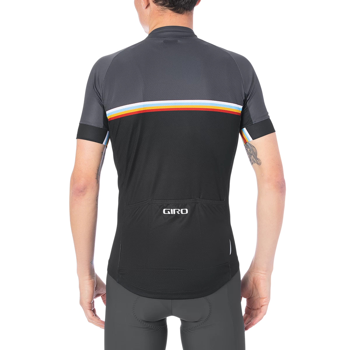 Giro Chrono Sport Short Sleeve Jersey - Black/Classic Stripe