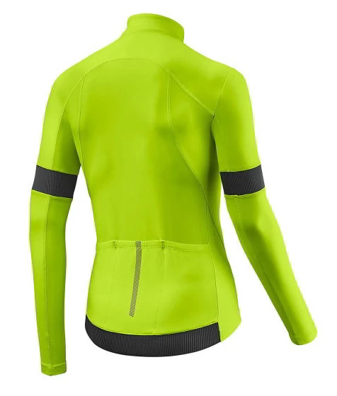 Giant Illume Mid-Thermal Long Sleeve Jersey - Neon Yellow