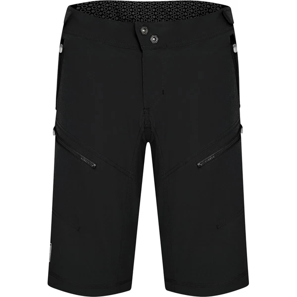 Madison Zena Womens Baggy Shorts - Black - Image 2