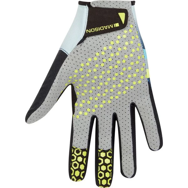 Madison Alpine Long Finger Gloves - Navy/Lime Punch - Image 3