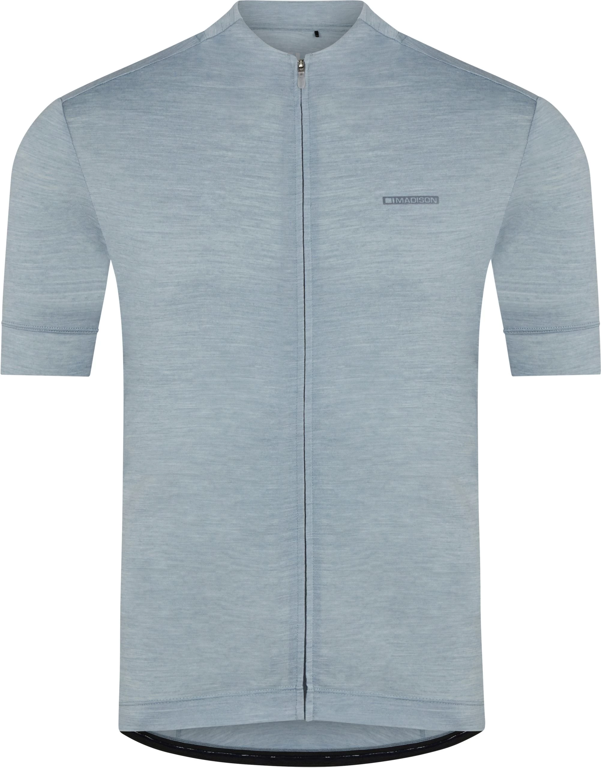 Madison Roam Merino Short Sleeve Jersey - Shale Blue - Image 3