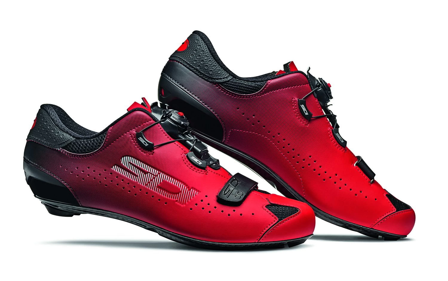 Sidi Sixty Road Shoes - Black/Red