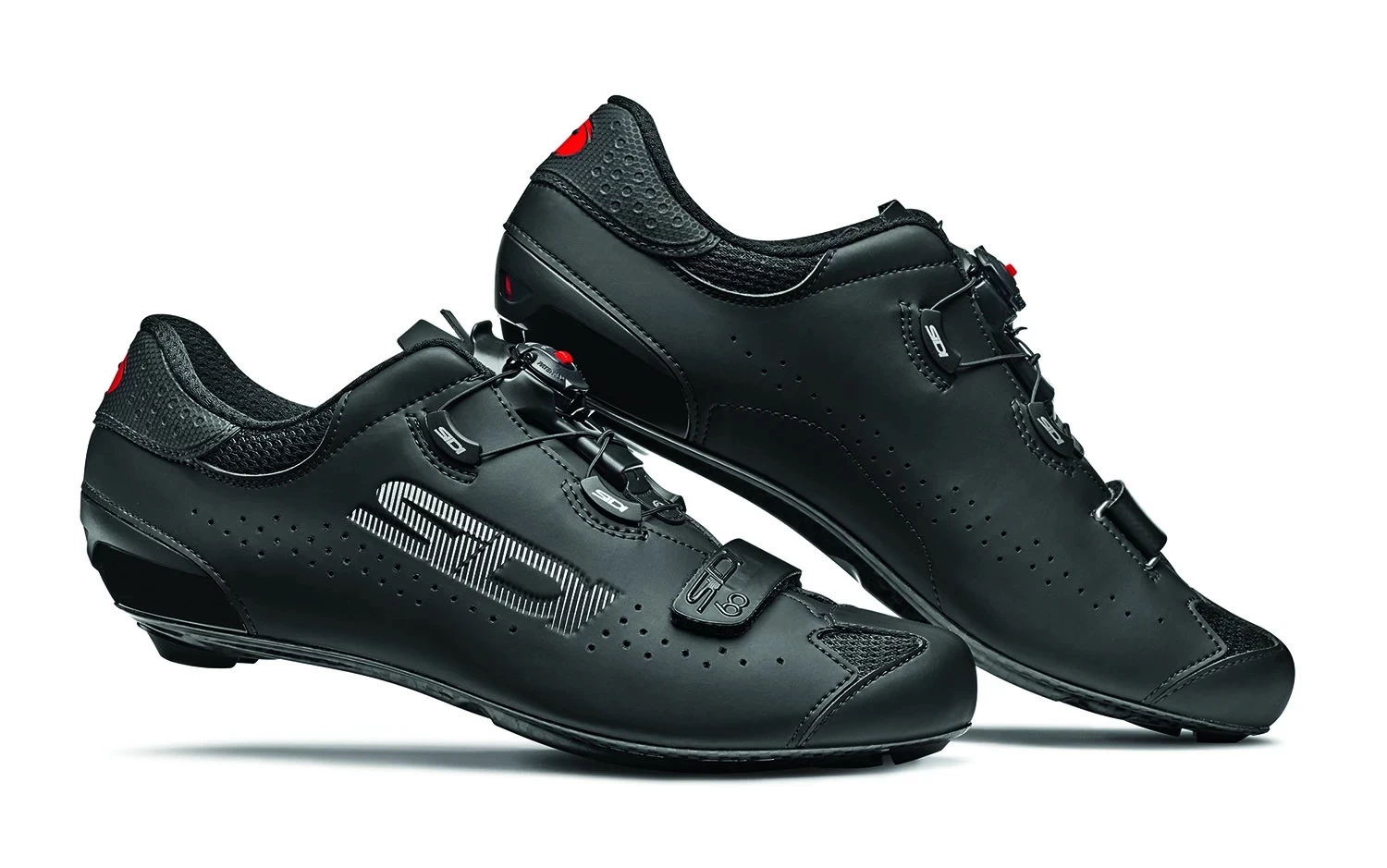 Sidi Sixty Road Shoes - Black/Red - Image 2
